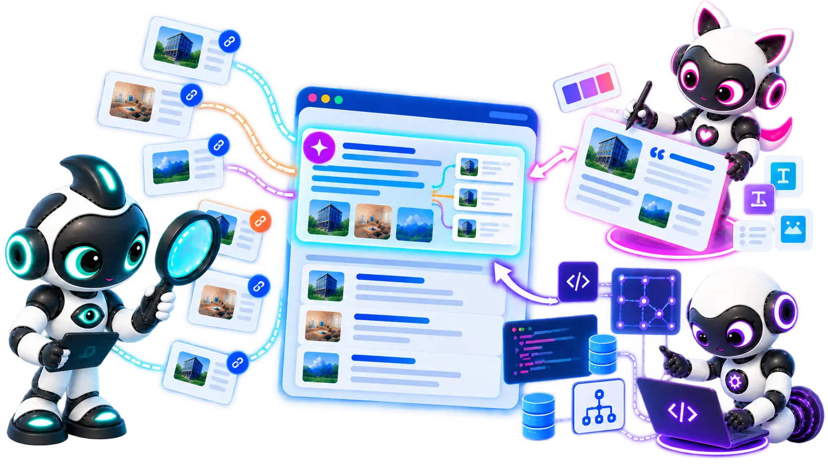 AIO-001-Hero Skeye, Skaia en Skot optimaliseren een website om relevante informatie als bron voor Google AI Overviews beschikbaar te maken