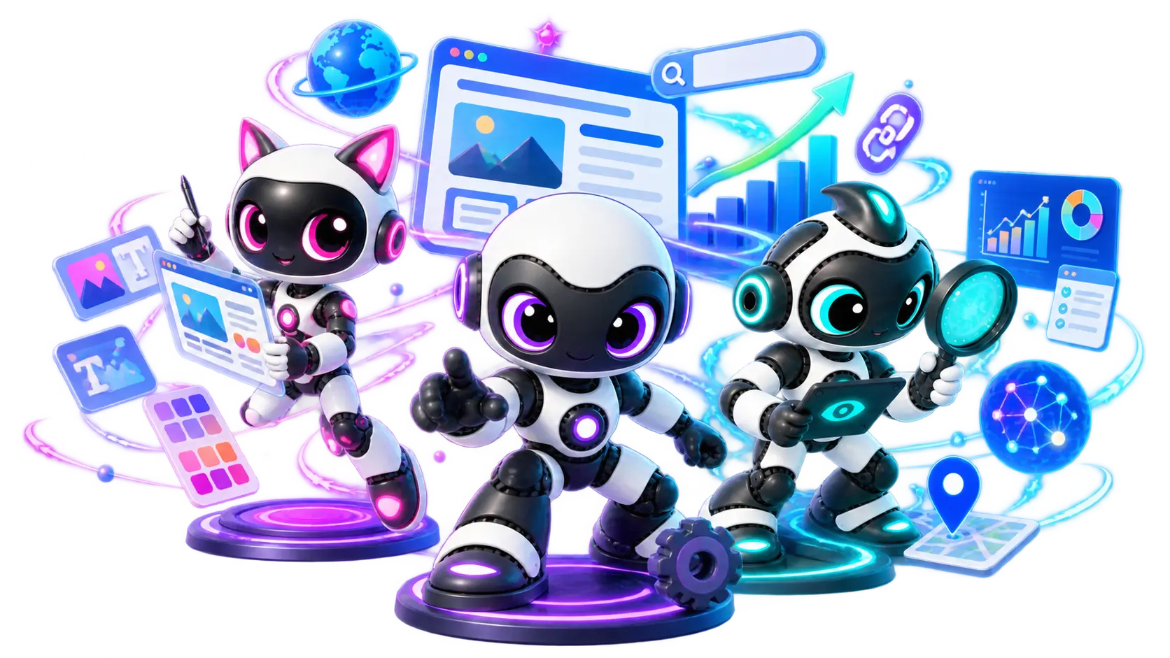 HOM-001-hero Skot, Skaia en Skeye vormen samen het digitale expertteam van KD IT-Solutions voor techniek, creatie en analyse